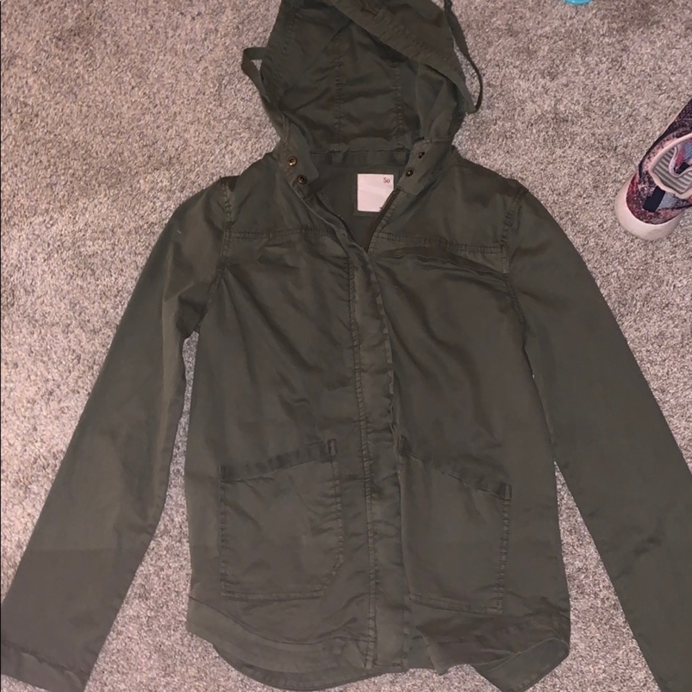 kohl’s olive green jacket